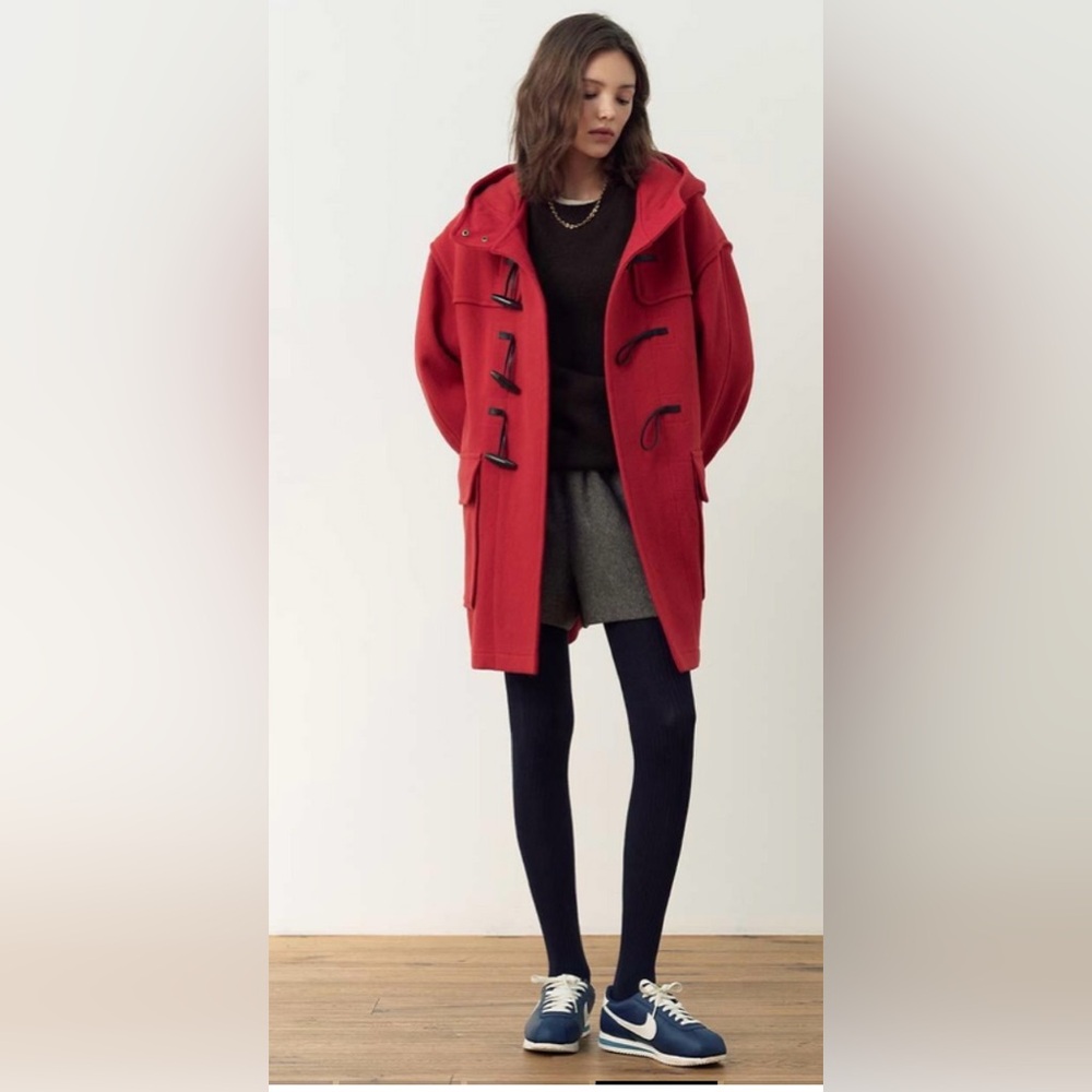 And You Duffle Coat in Red, size 0, NWT